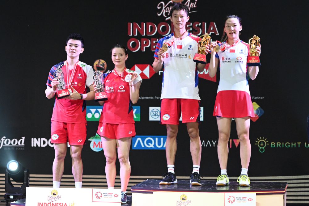 女单、男单、混双、男双！印尼羽毛球公开赛国羽获四冠