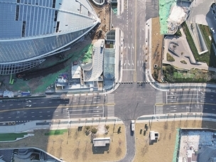 邮轮港区启动区揭开“面纱” 港极路、铁山路等部分市政道路开通