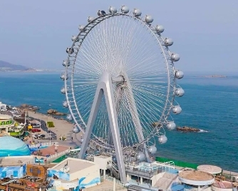 青岛海边这座摩天轮，下周开放！